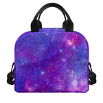 Purple Stardust Cloud Galaxy Space Print Insulated Lunch Bag