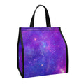 Purple Stardust Cloud Galaxy Space Print Insulated Lunch Tote