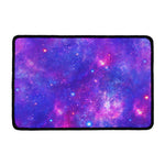 Purple Stardust Cloud Galaxy Space Print Kitchen Mat