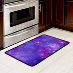 Purple Stardust Cloud Galaxy Space Print Kitchen Mat