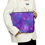 Purple Stardust Cloud Galaxy Space Print Laptop Sleeve