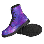 Purple Stardust Cloud Galaxy Space Print Backpack