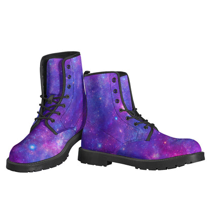 Purple Stardust Cloud Galaxy Space Print Backpack