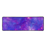 Purple Stardust Cloud Galaxy Space Print Long Kitchen Mat
