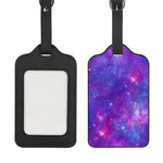 Purple Stardust Cloud Galaxy Space Print Luggage Tag