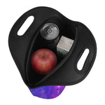 Purple Stardust Cloud Galaxy Space Print Neoprene Lunch Bag