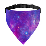 Purple Stardust Cloud Galaxy Space Print Over The Collar Dog Bandana