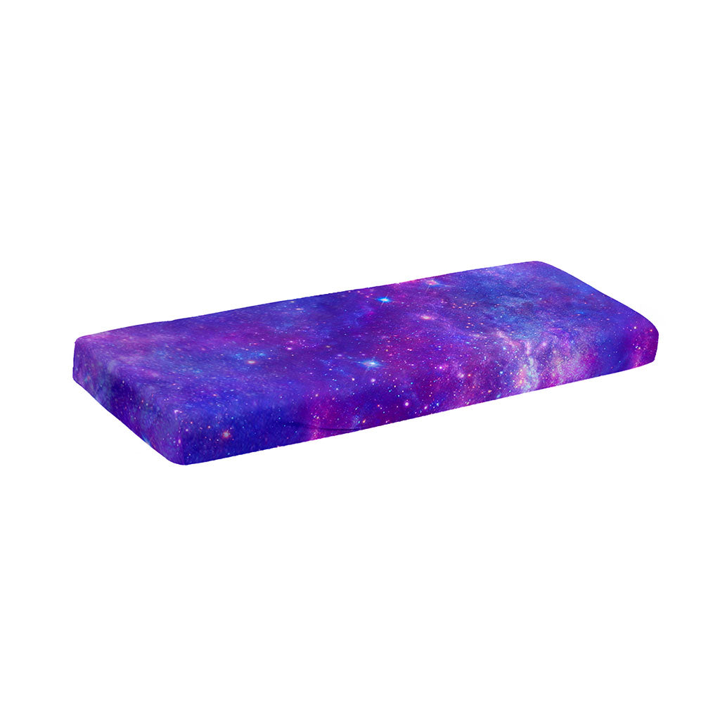 Purple Stardust Cloud Galaxy Space Print Piano Keyboard Cover