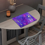 Purple Stardust Cloud Galaxy Space Print Placemat