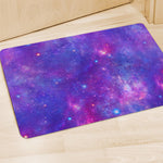 Purple Stardust Cloud Galaxy Space Print Polyester Doormat