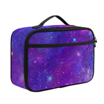 Purple Stardust Cloud Galaxy Space Print Portable Lunch Bag
