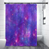 Purple Stardust Cloud Galaxy Space Print Premium Shower Curtain