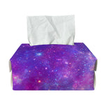 Purple Stardust Cloud Galaxy Space Print Rectangle Tissue Box Cover