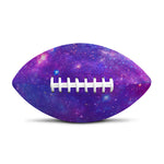 Purple Stardust Cloud Galaxy Space Print Rugby Ball