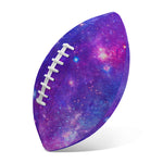 Purple Stardust Cloud Galaxy Space Print Rugby Ball