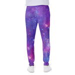 Purple Stardust Cloud Galaxy Space Print Scuba Joggers