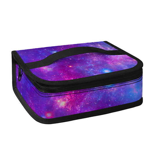 Purple Stardust Cloud Galaxy Space Print Small Lunch Bag