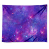 Purple Stardust Cloud Galaxy Space Print Tapestry