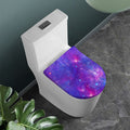 Purple Stardust Cloud Galaxy Space Print Toilet Lid Cover