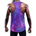 Purple Stardust Cloud Galaxy Space Print Training Tank Top
