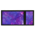 Purple Stardust Cloud Galaxy Space Print Trifold Wallet