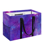 Purple Stardust Cloud Galaxy Space Print Utility Tote Bag