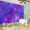 Purple Stardust Cloud Galaxy Space Print Wall Sticker