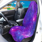 Purple Stardust Cloud Galaxy Space Print Waterproof Car Seat Cover