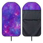 Purple Stardust Cloud Galaxy Space Print Waterproof Car Seat Cover