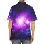 Purple Starfield Galaxy Space Print Aloha Shirt