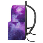 Purple Starfield Galaxy Space Print Backpack