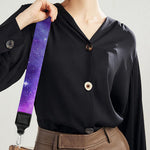 Purple Starfield Galaxy Space Print Bag Strap