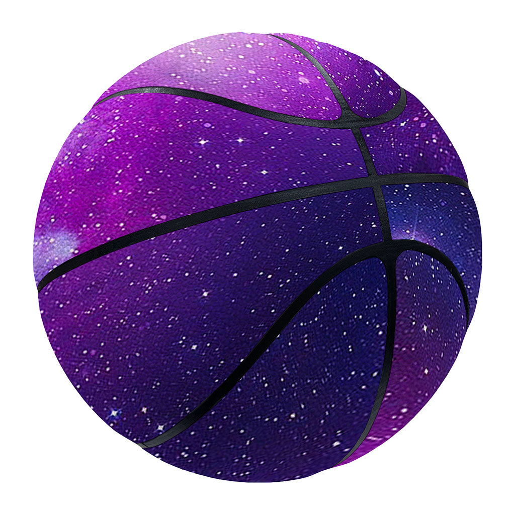 Purple Starfield Galaxy Space Print Basketball