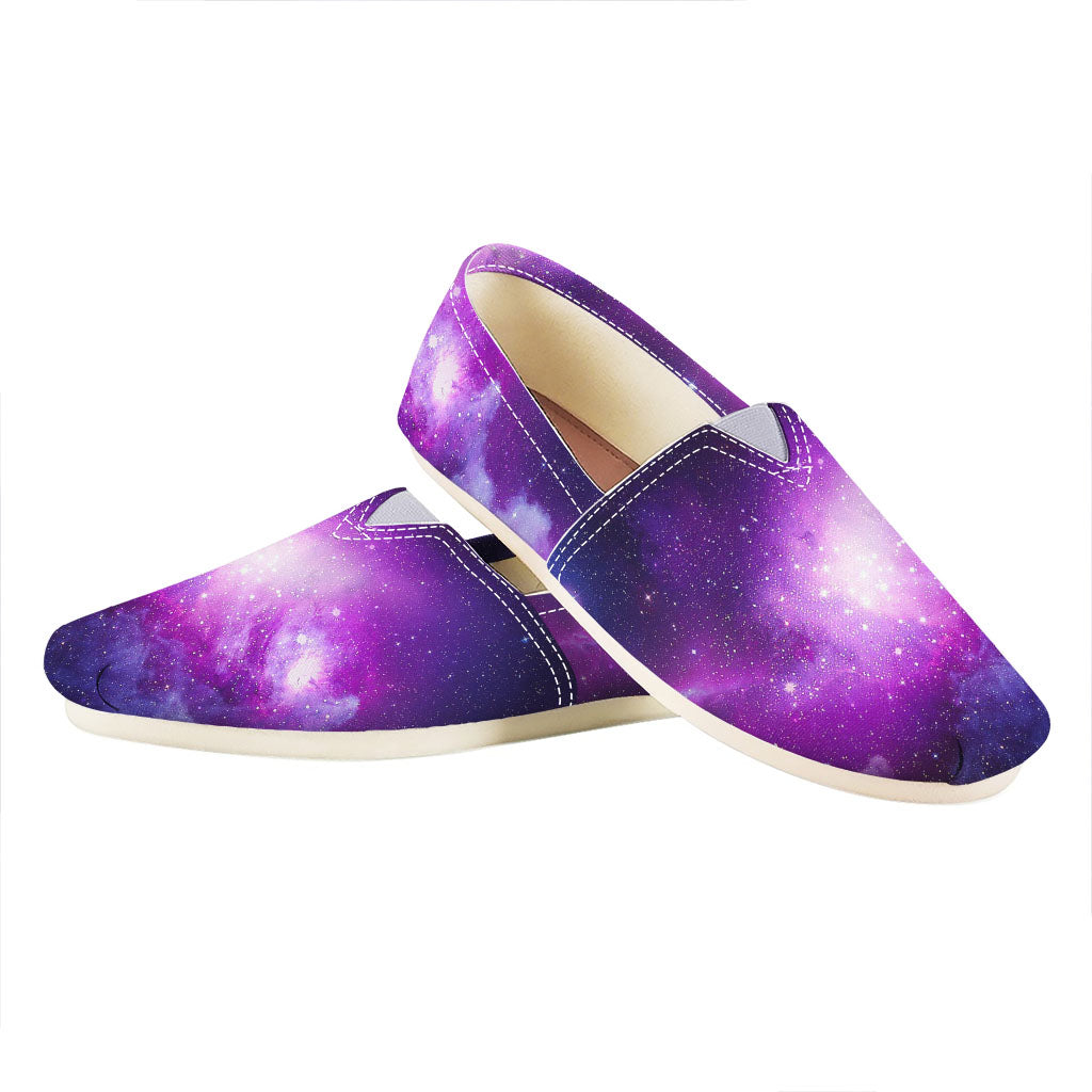 Purple Starfield Galaxy Space Print Casual Shoes