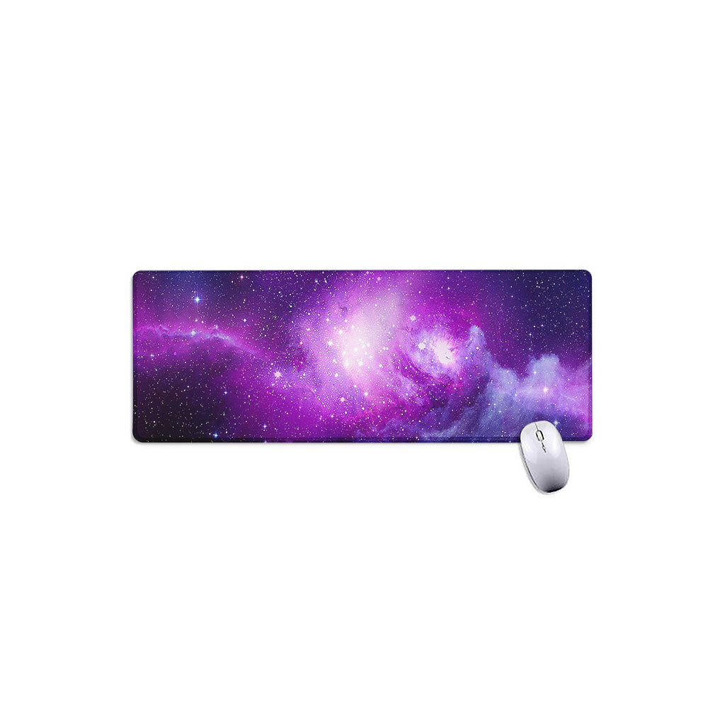 Purple Starfield Galaxy Space Print Extended Mouse Pad