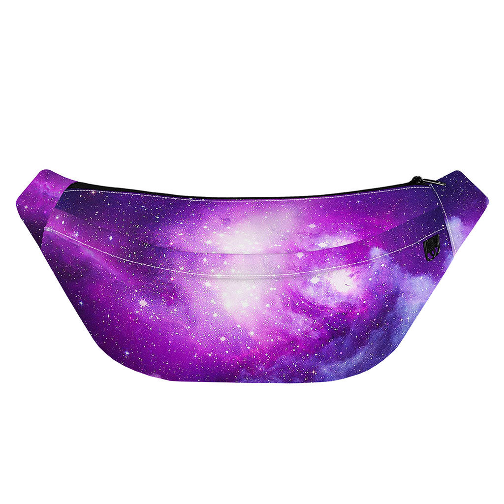 Purple Starfield Galaxy Space Print Fanny Pack