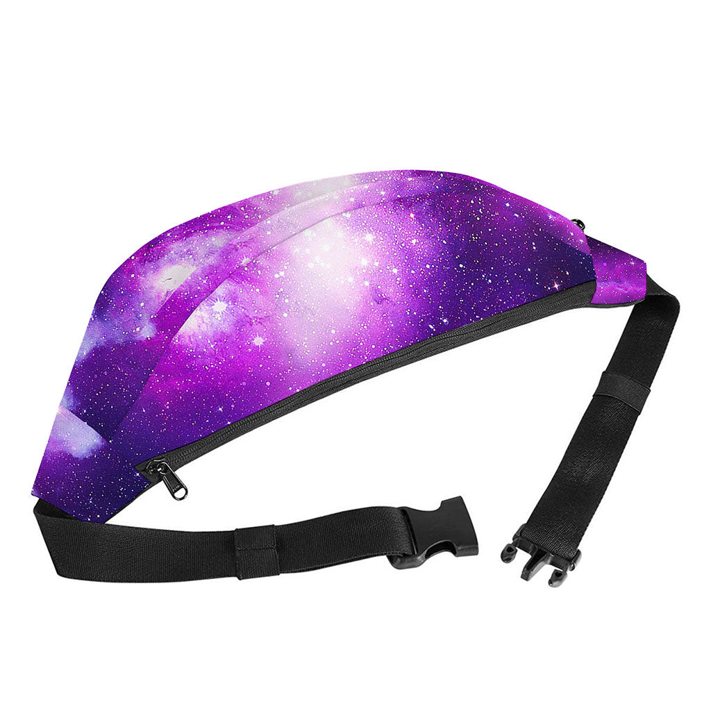 Purple Starfield Galaxy Space Print Fanny Pack