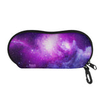 Purple Starfield Galaxy Space Print Glasses Case