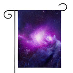 Purple Starfield Galaxy Space Print House Flag