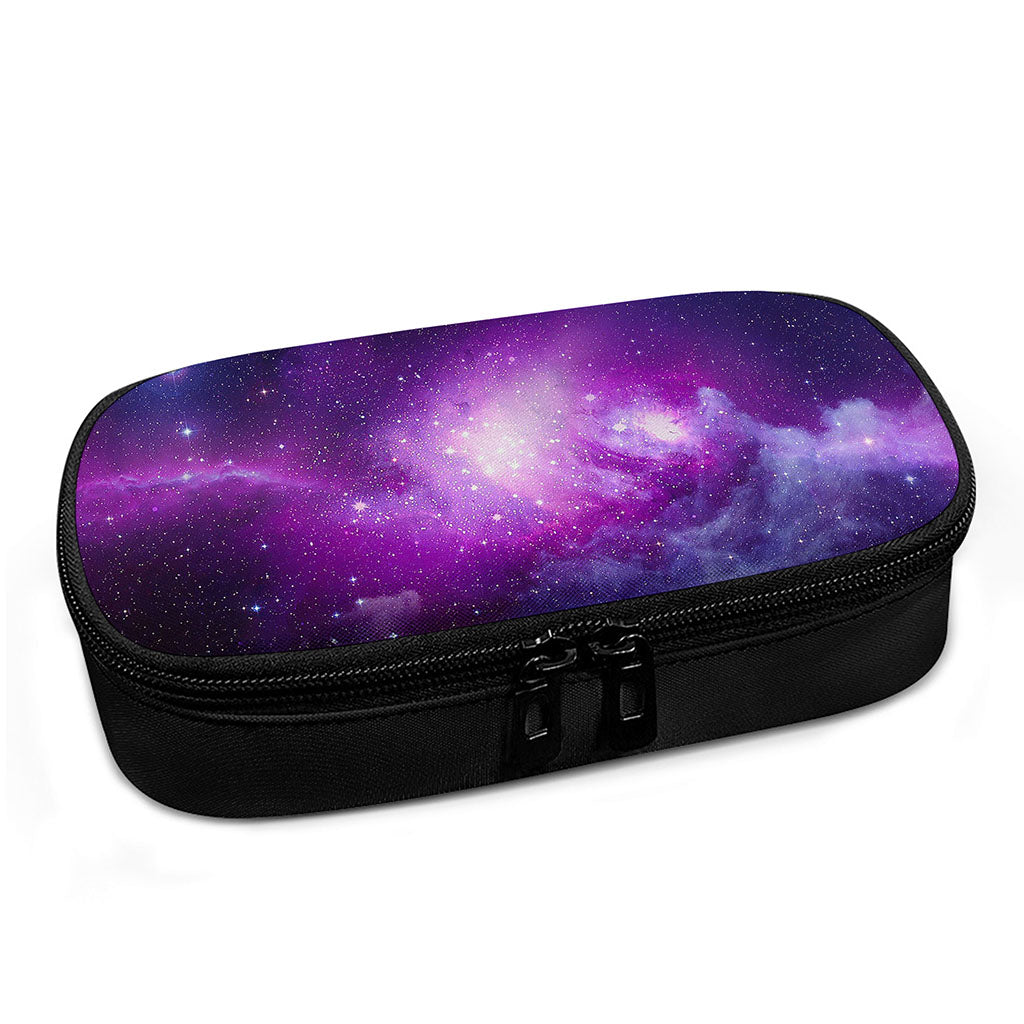 Purple Starfield Galaxy Space Print Insulin Cooler Travel Case