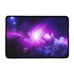 Purple Starfield Galaxy Space Print Kitchen Mat