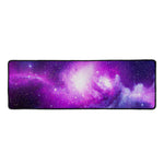 Purple Starfield Galaxy Space Print Long Kitchen Mat