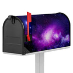Purple Starfield Galaxy Space Print Mailbox Cover