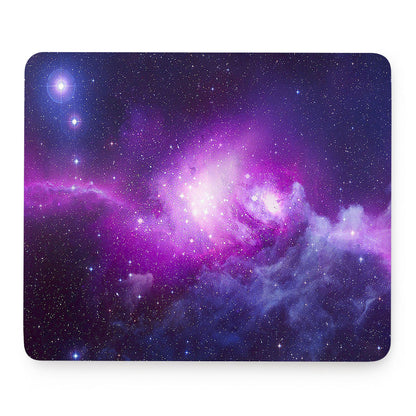 Purple Starfield Galaxy Space Print Mouse Pad