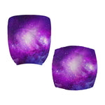 Purple Starfield Galaxy Space Print Office Chair Cover