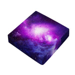 Purple Starfield Galaxy Space Print Outdoor Seat Cushion Cover