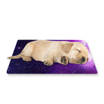 Purple Starfield Galaxy Space Print Pet Cooling Mat Cover