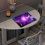 Purple Starfield Galaxy Space Print Placemat