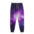 Purple Starfield Galaxy Space Print Sweatpants