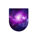 Purple Starfield Galaxy Space Print Toilet Lid Cover